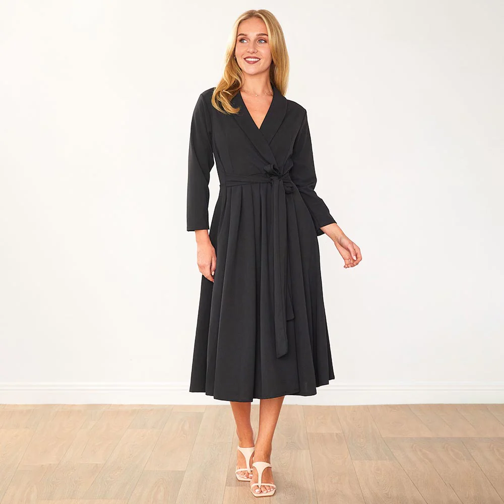 Lorene Dress (Black) - Image 2