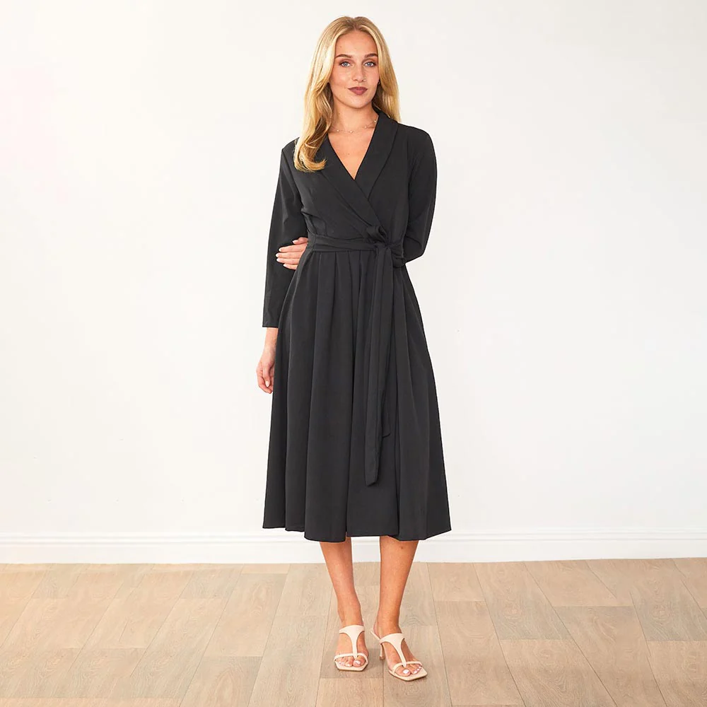 Lorene Dress (Black) - Image 3