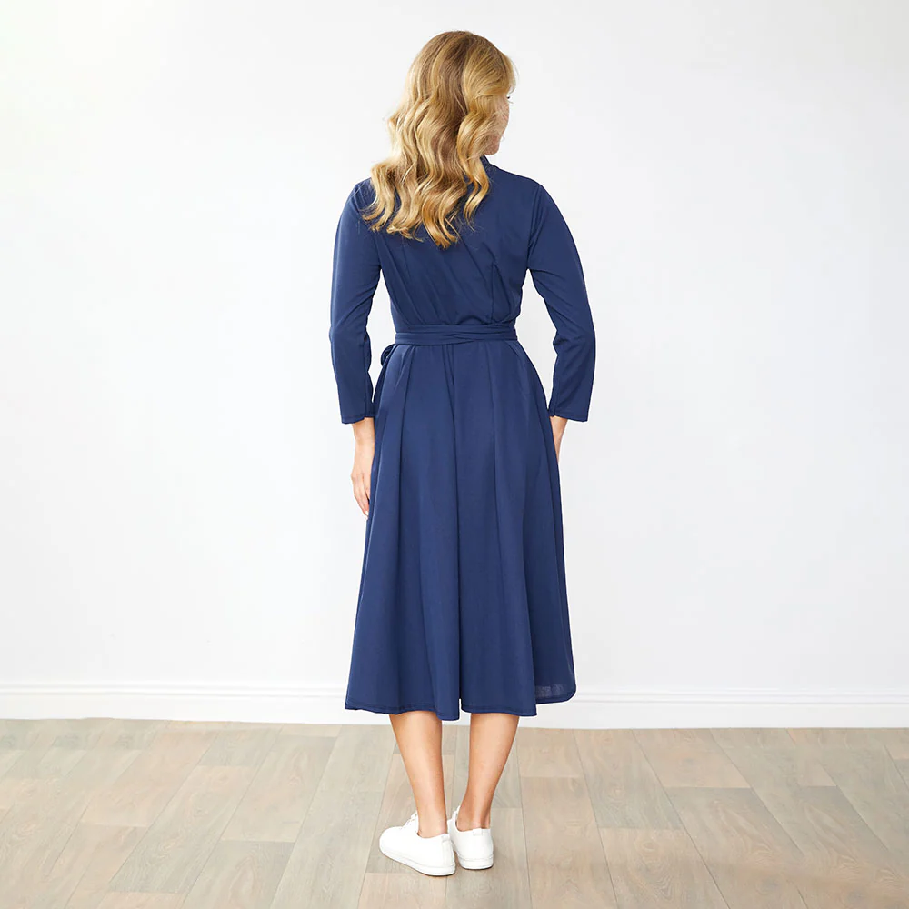 Lorene Dress (Navy) - Image 4
