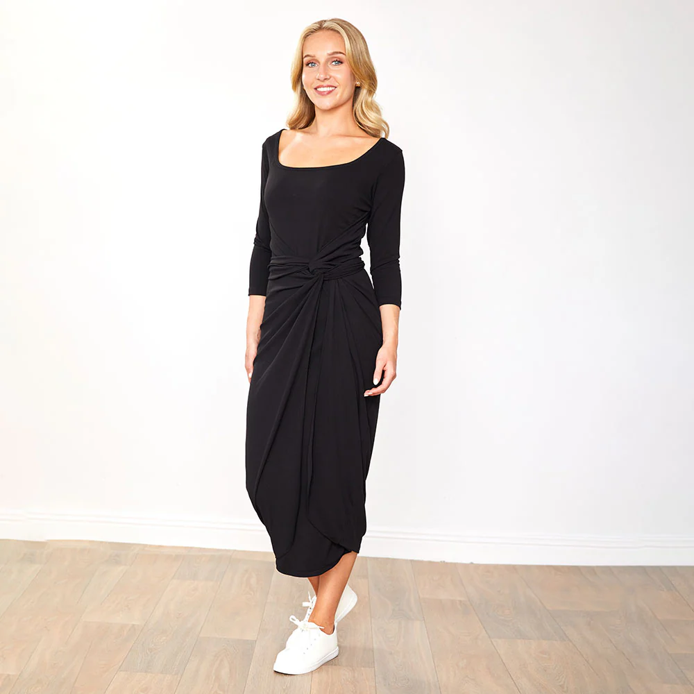 Lottie Dress (Black) - Image 4