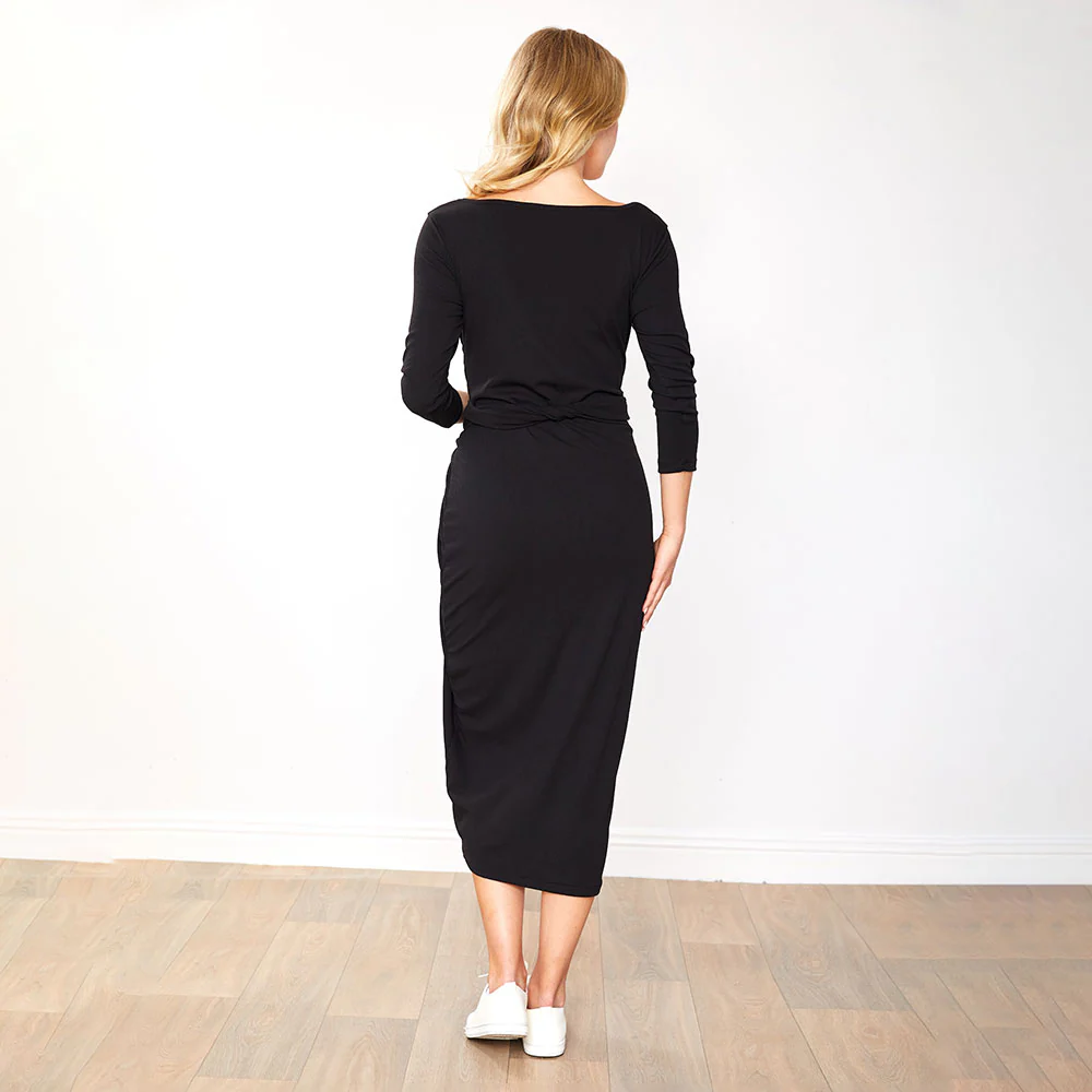 Lottie Dress (Black) - Image 5