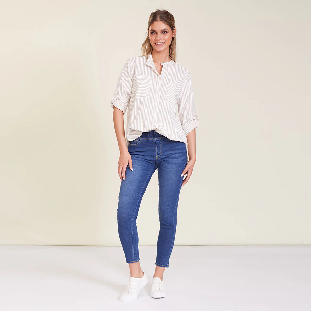 Louis Shirt (Cream stripe) - Image 9