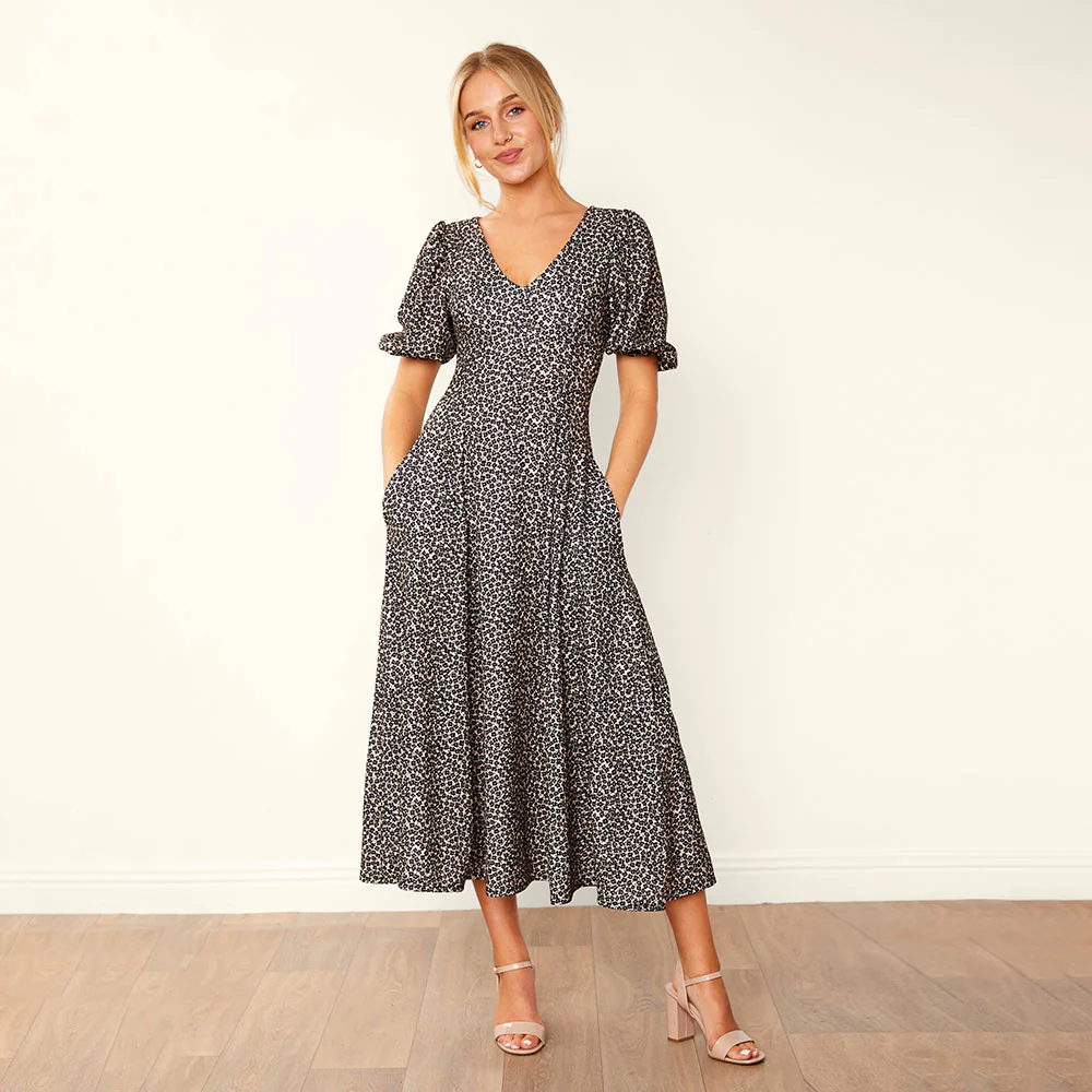 Lucy Dress (Black Daisy) - Image 8