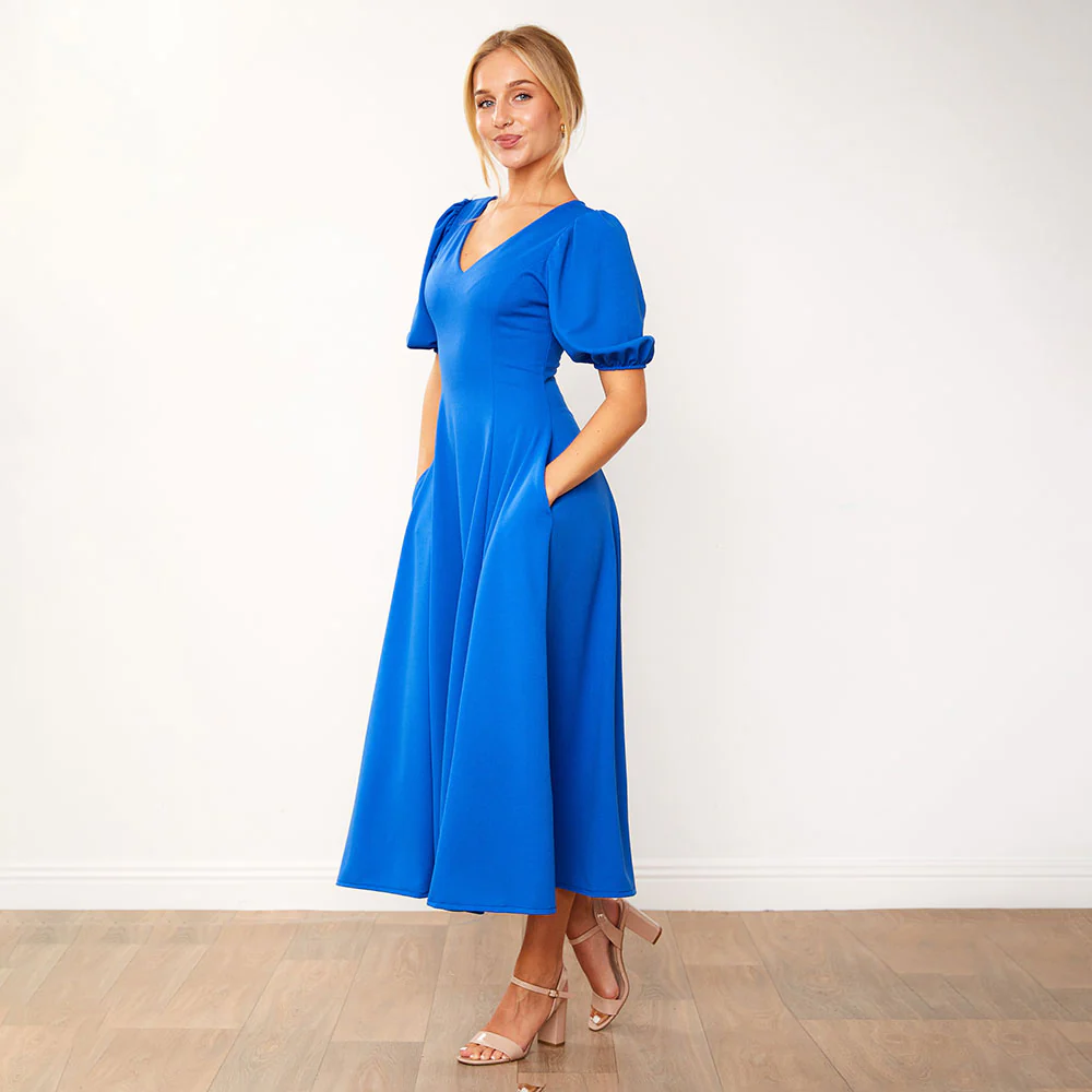 Lucy Dress (Blue) - Image 8