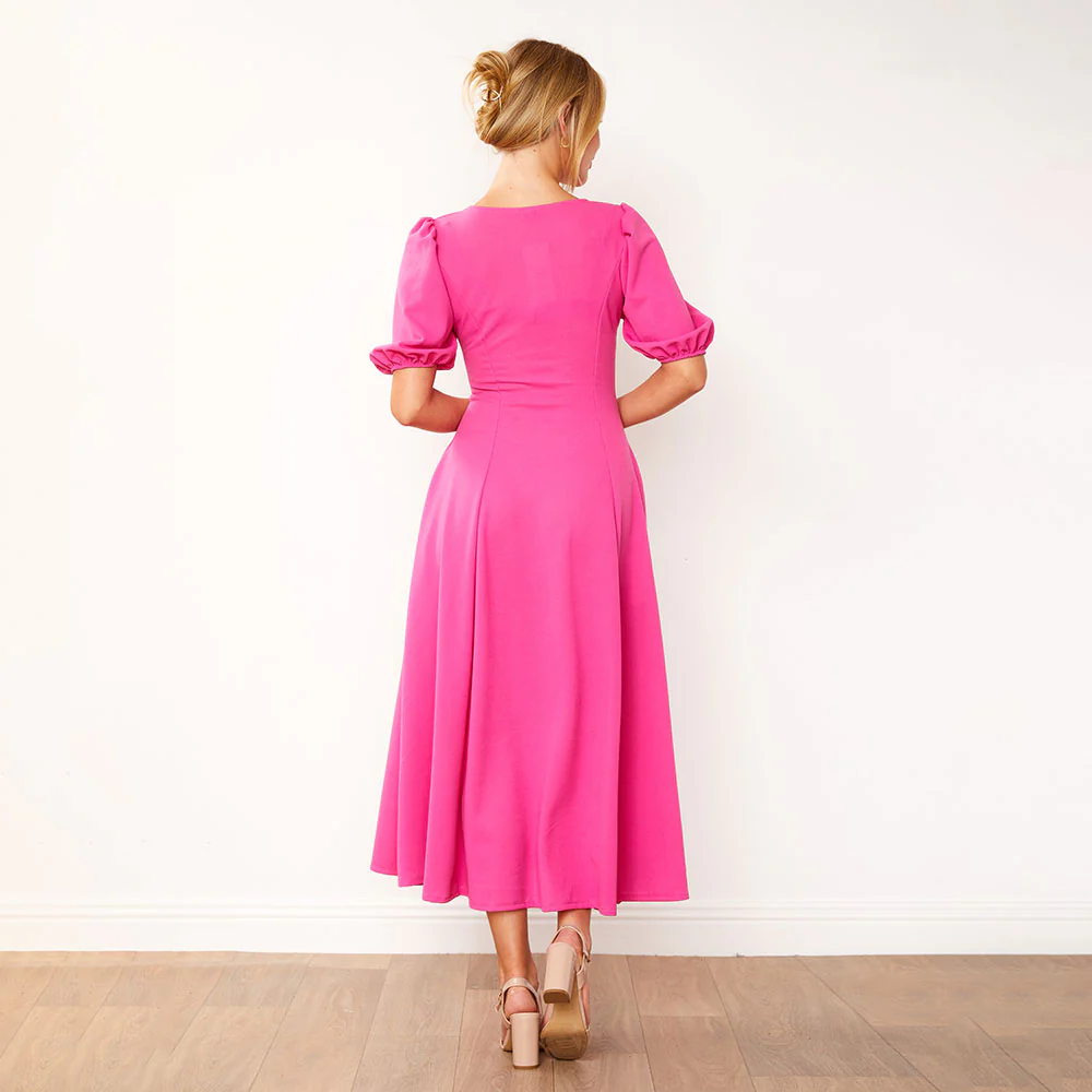 Lucy Dress (Fuchsia) - Image 8