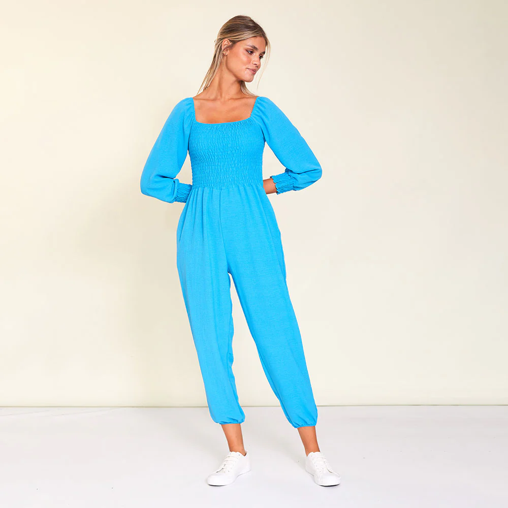 Luna Jumpsuit (Aqua) - Image 11