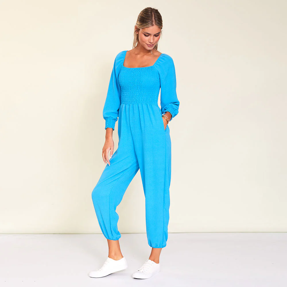 Luna Jumpsuit (Aqua) - Image 17