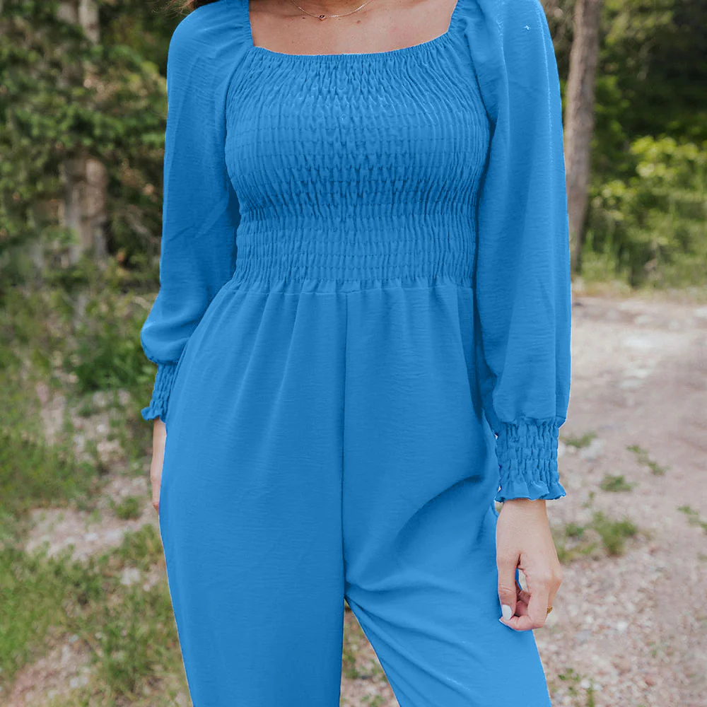 Luna Jumpsuit (Aqua) - Image 3
