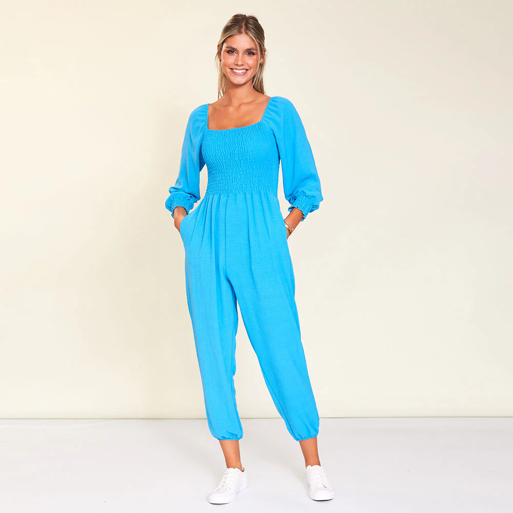 Luna Jumpsuit (Aqua) - Image 4