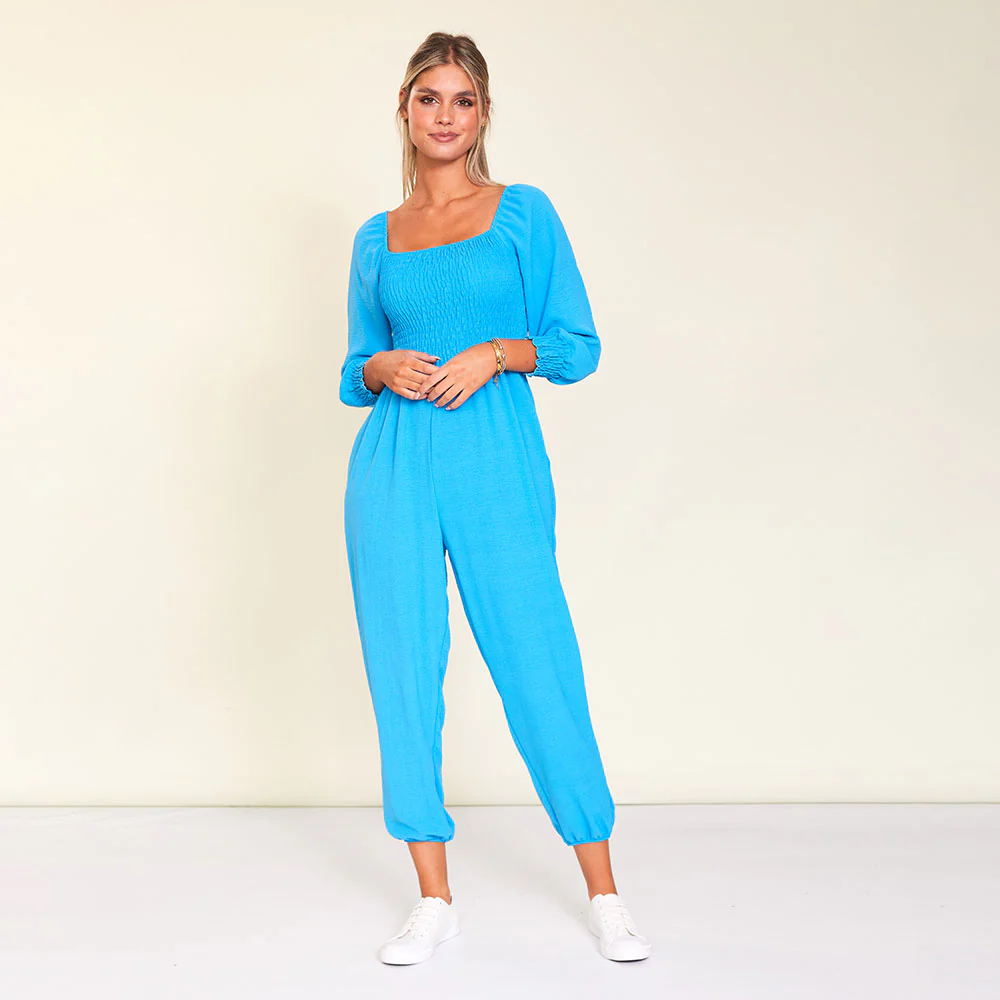 Luna Jumpsuit (Aqua) - Image 9