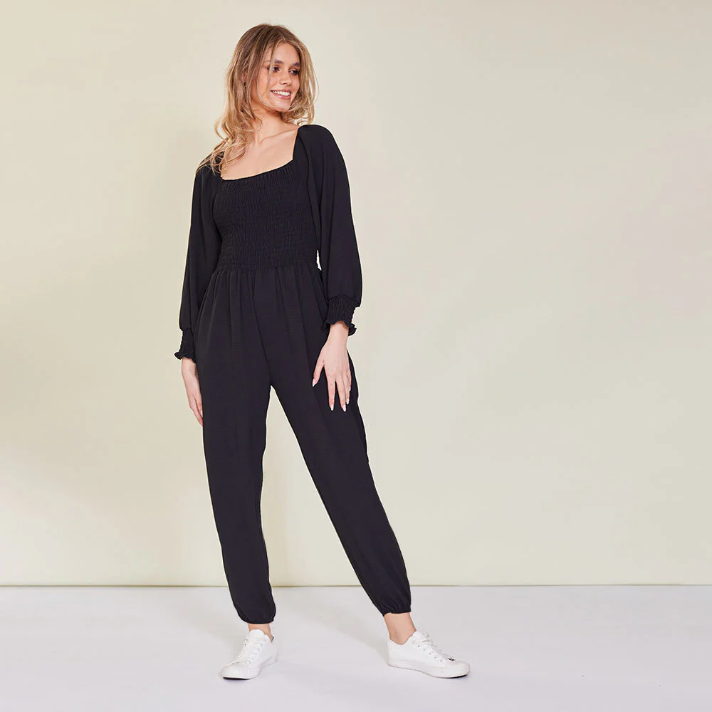 Luna Jumpsuit (Black) - Image 10