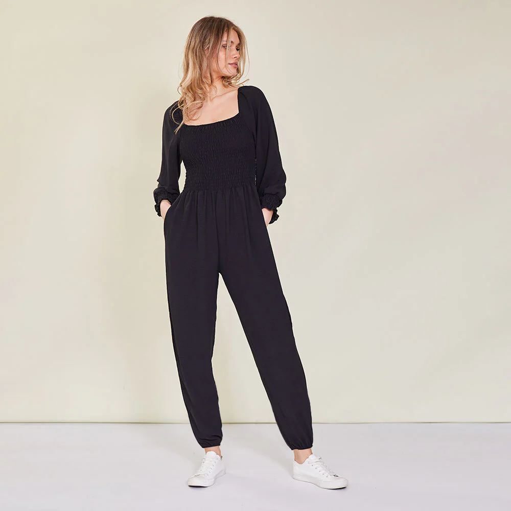 Luna Jumpsuit (Black) - Image 11
