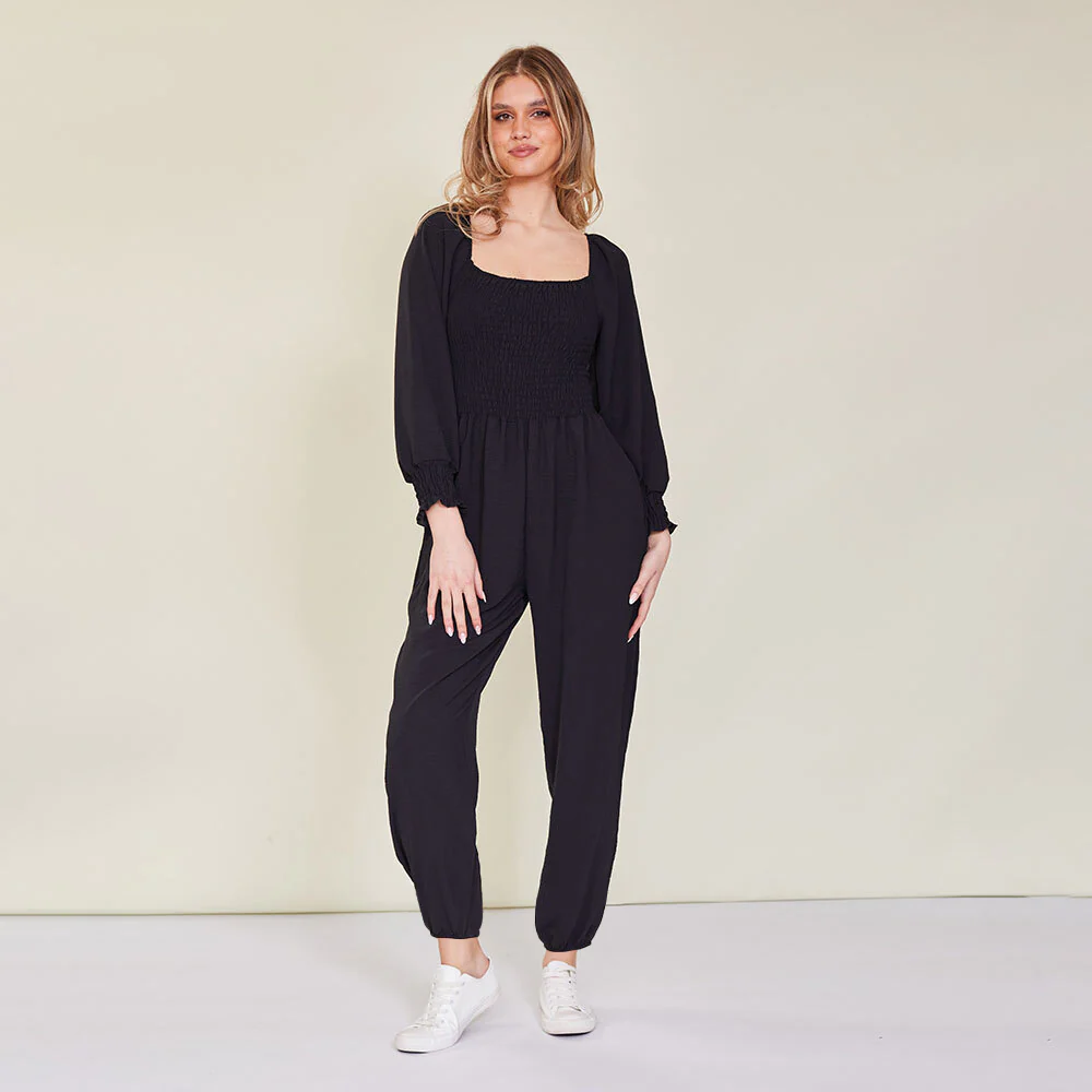 Luna Jumpsuit (Black) - Image 12