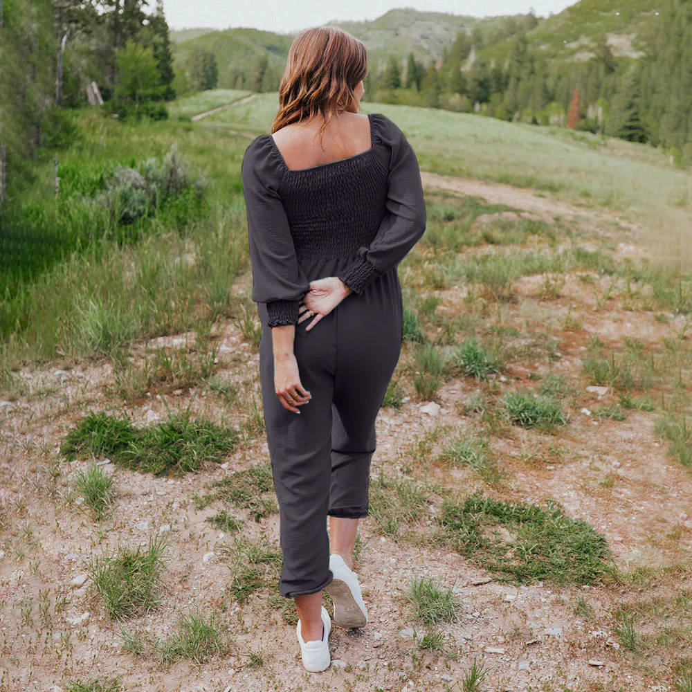 Luna Jumpsuit (Black) - Image 3