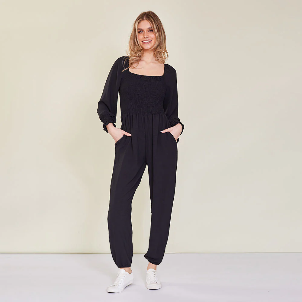 Luna Jumpsuit (Black) - Image 5