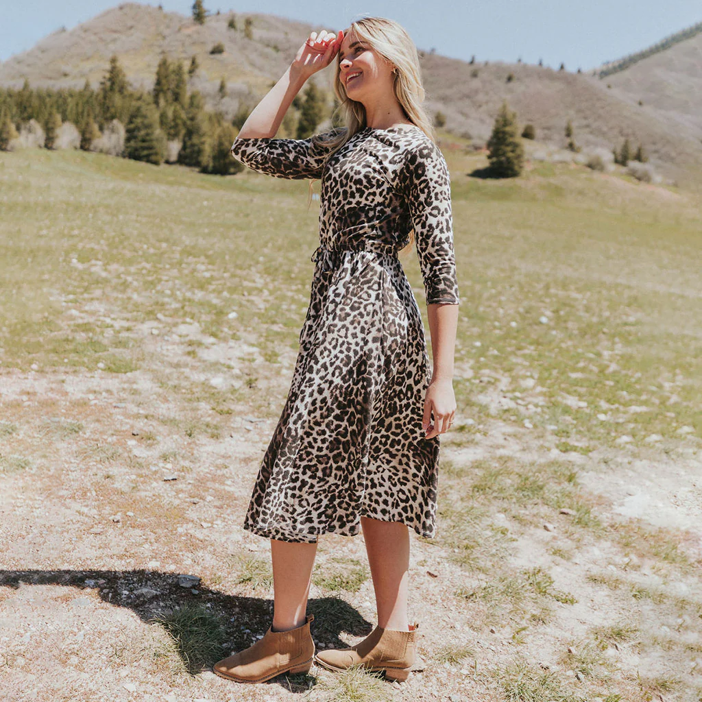Lyla Dress (Leopard) - Image 3