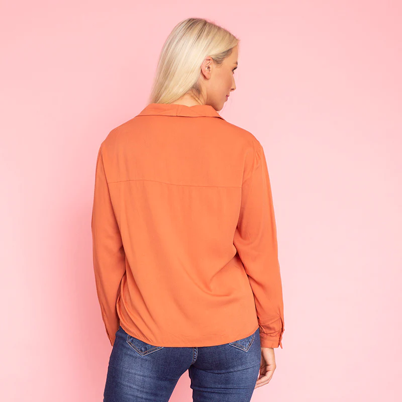 Elenor Pocket Shirt (Amber) - Image 4