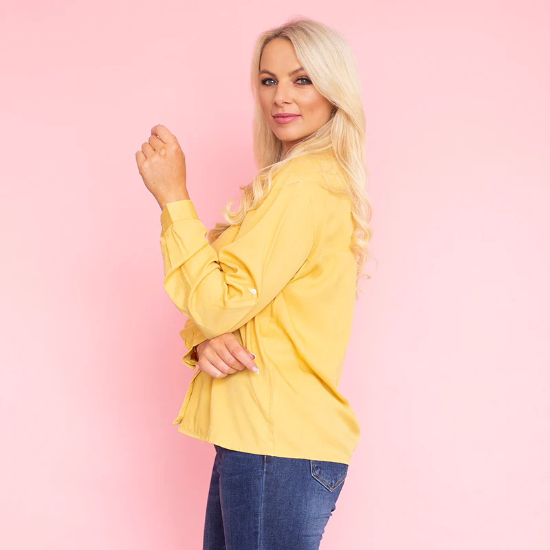 Elenor Pocket Shirt (Mustard) - Image 5