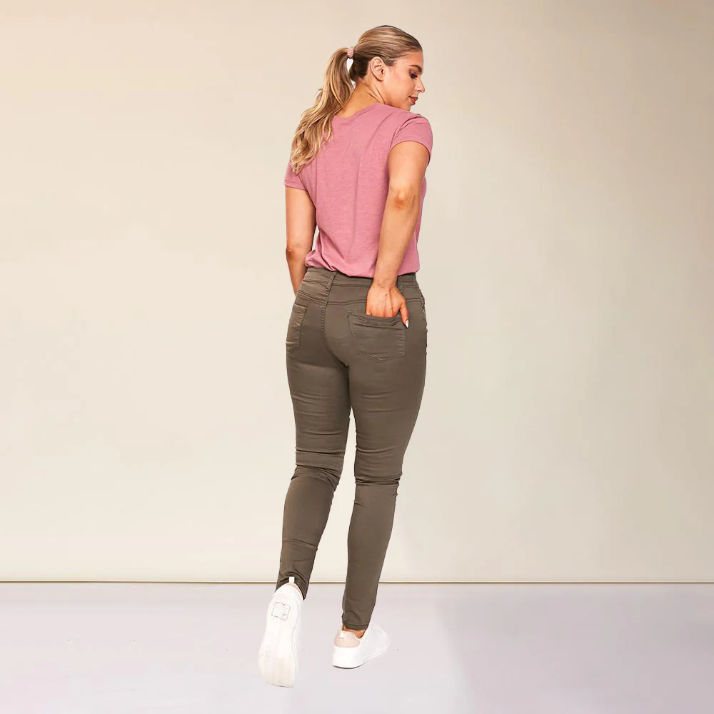 Cameron Biker Trousers (Khaki) - Image 5