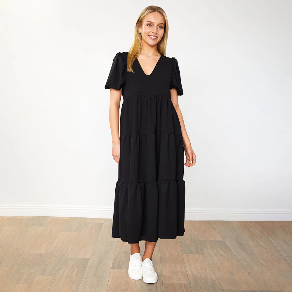 Mabel Dress (Black) - Image 2
