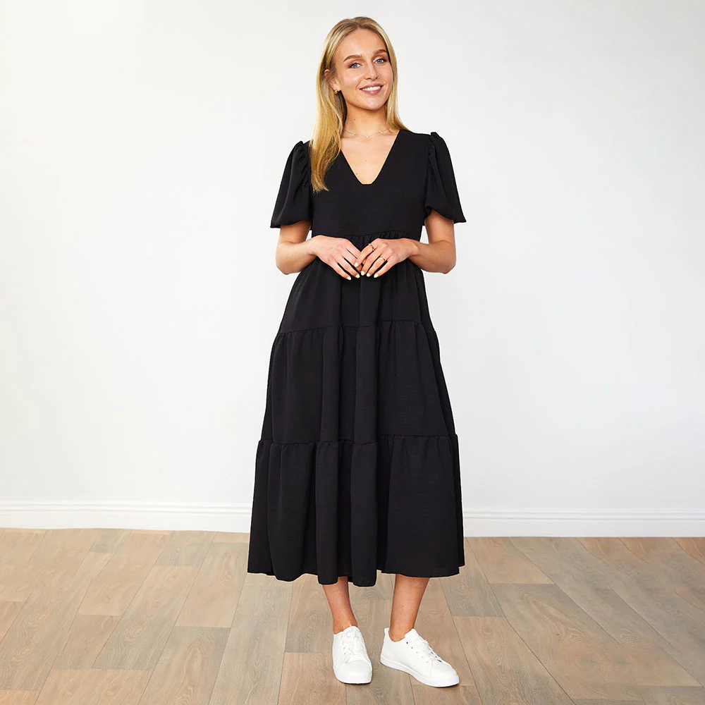 Mabel Dress (Black) - Image 6