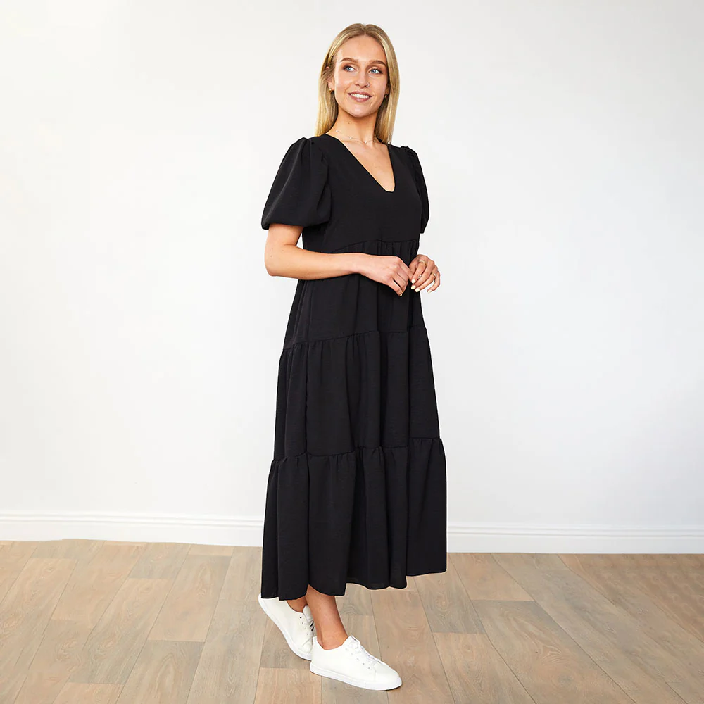 Mabel Dress (Black) - Image 7