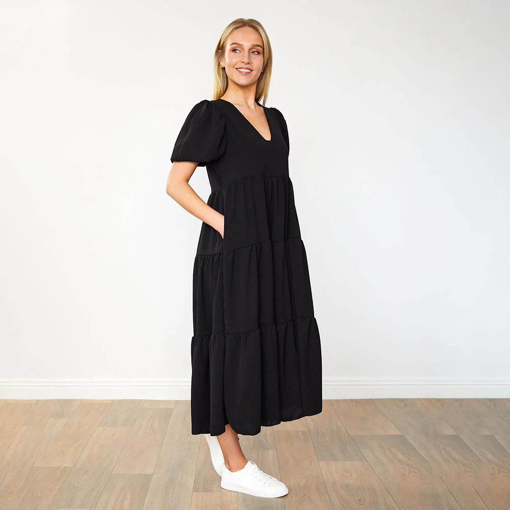 Mabel Dress (Black) - Image 9