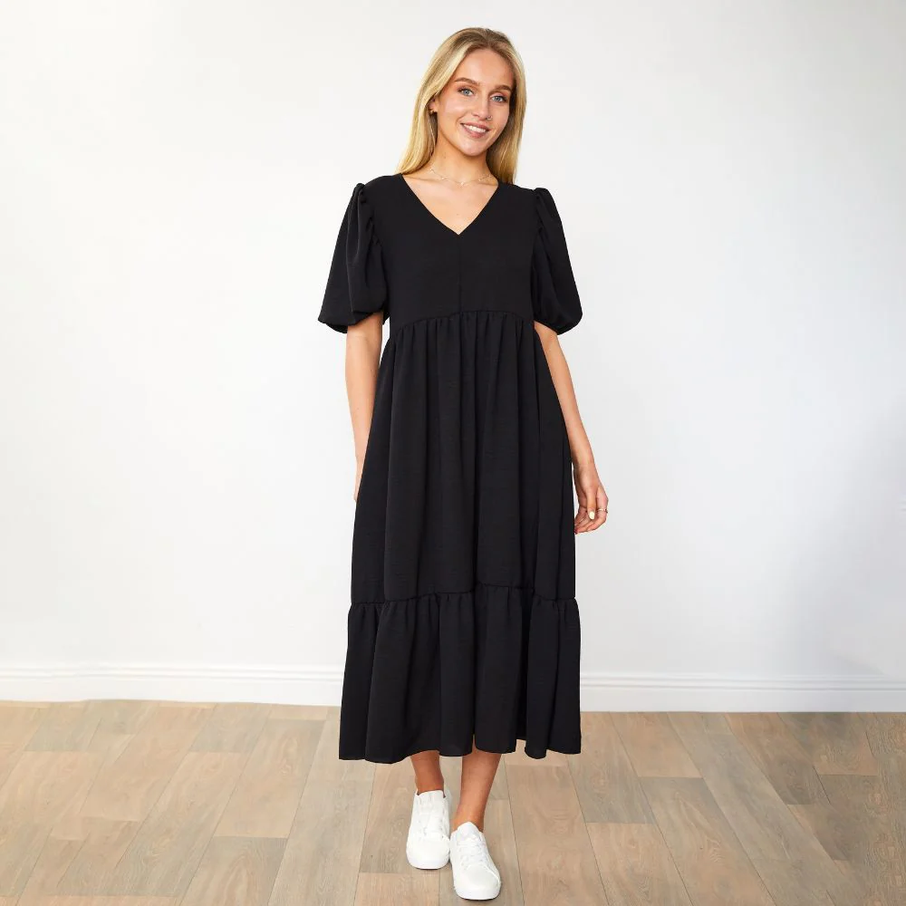 Mabel Dress (Black) - Image 2