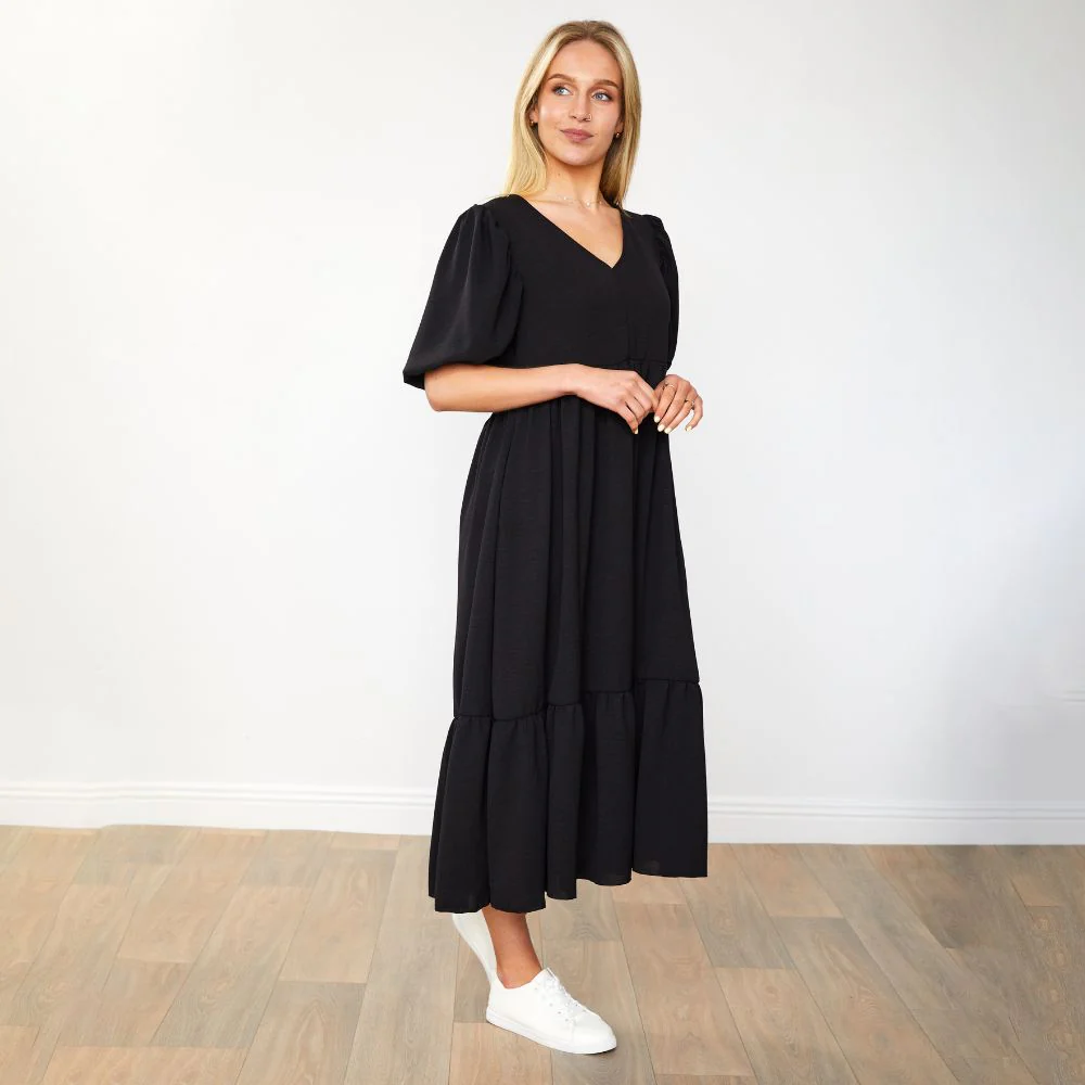Mabel Dress (Black) - Image 5