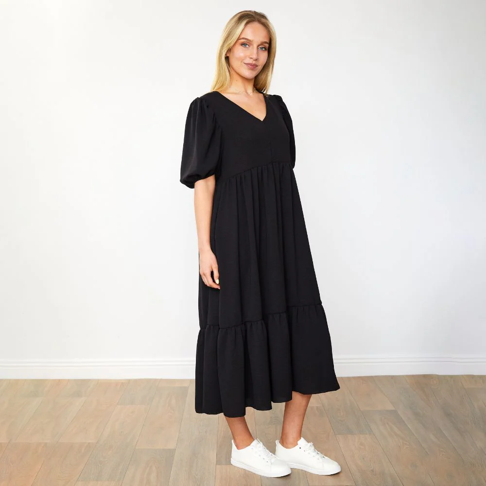 Mabel Dress (Black) - Image 6