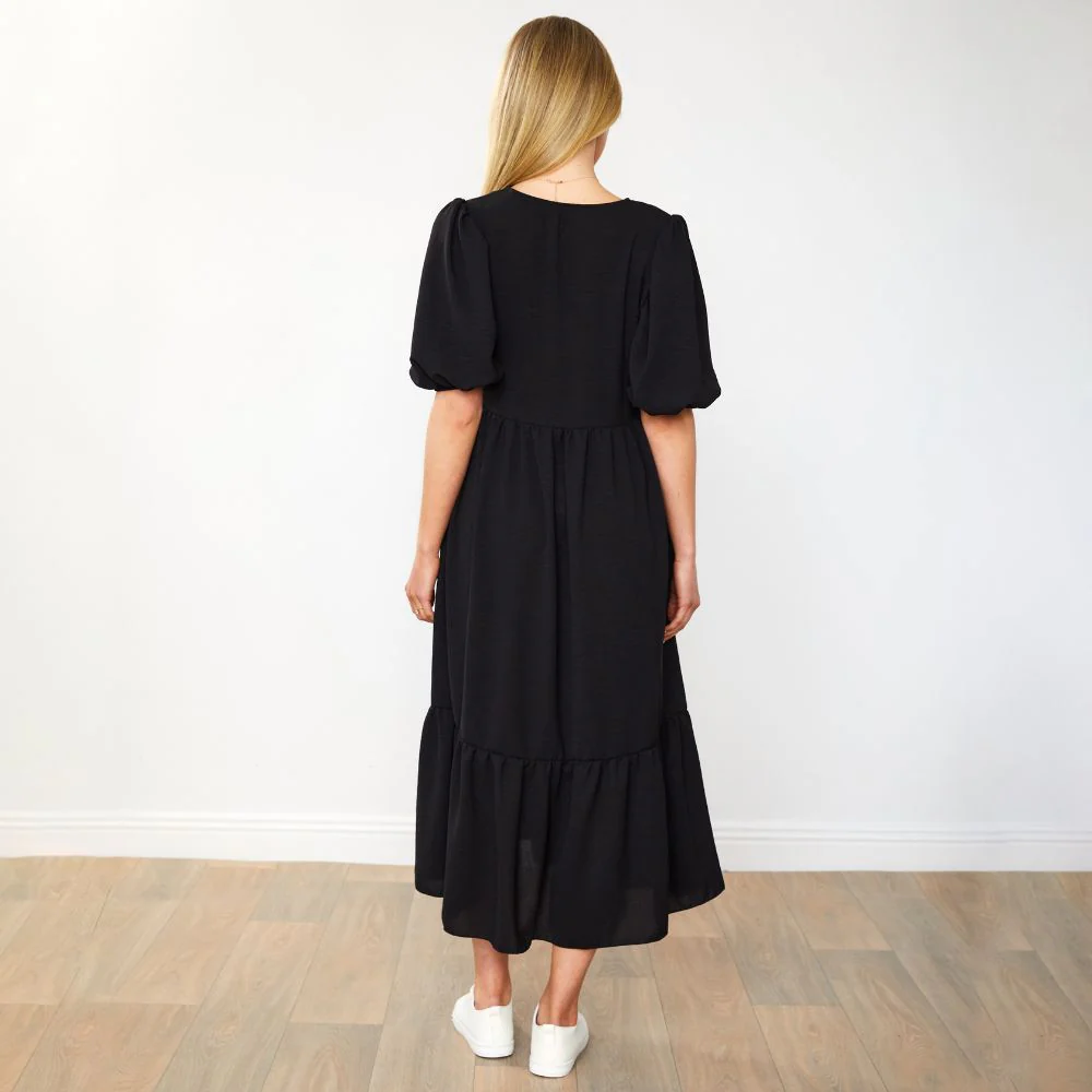 Mabel Dress (Black) - Image 8