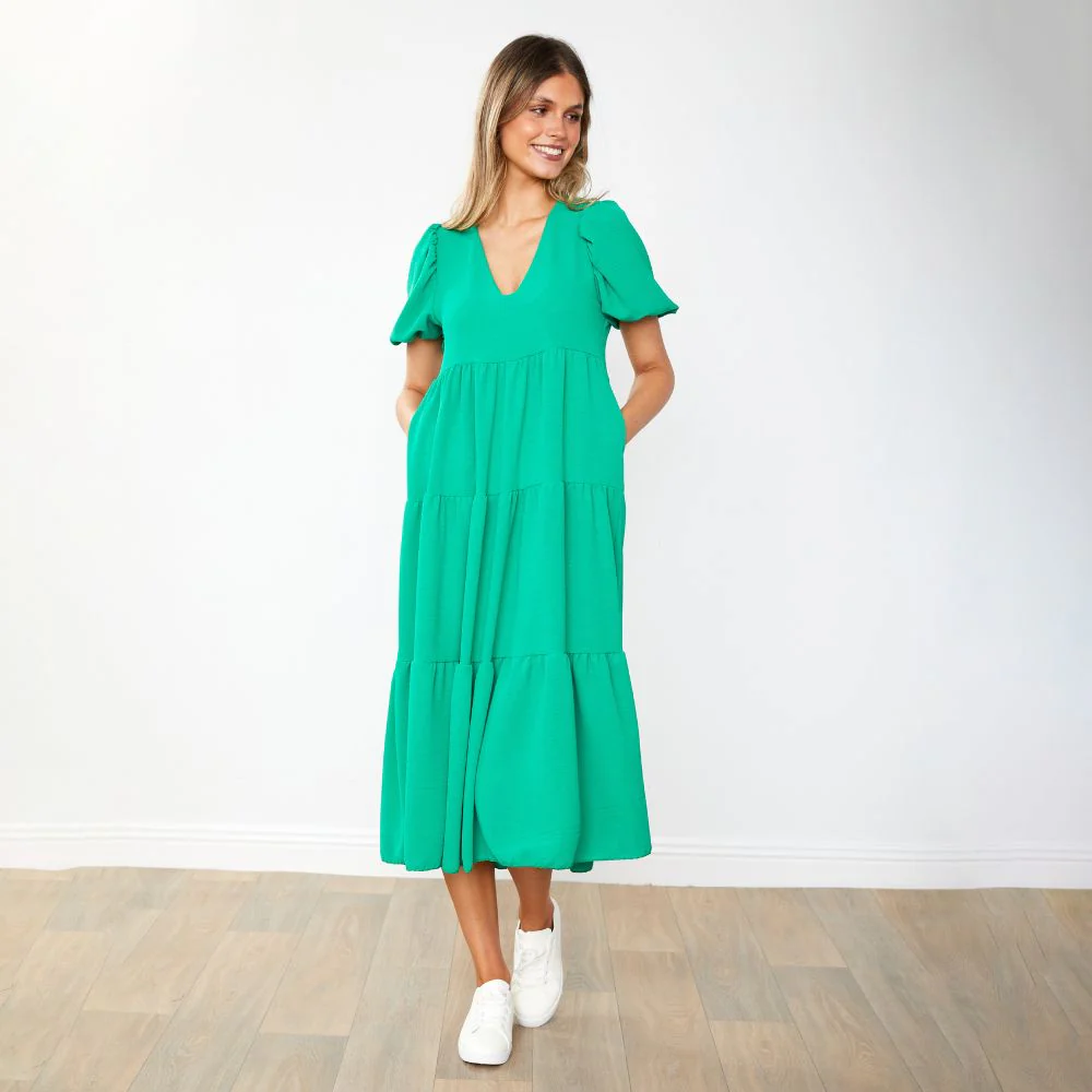 Mabel Dress (Emerald) - Image 10