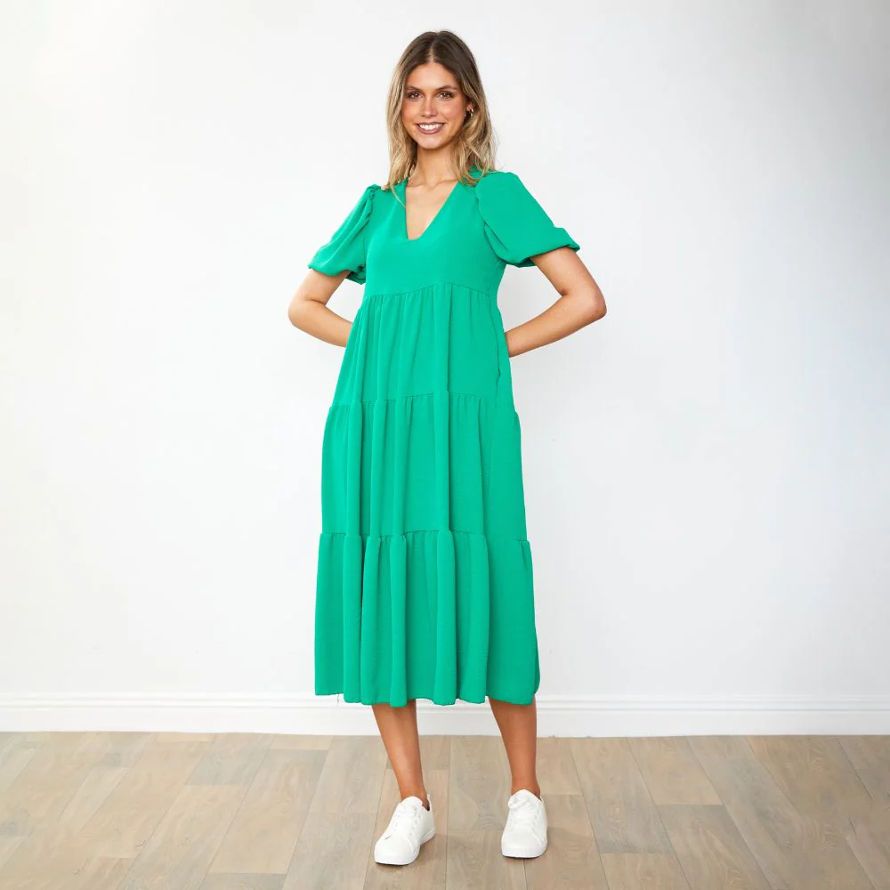 Mabel Dress (Emerald) - Image 12