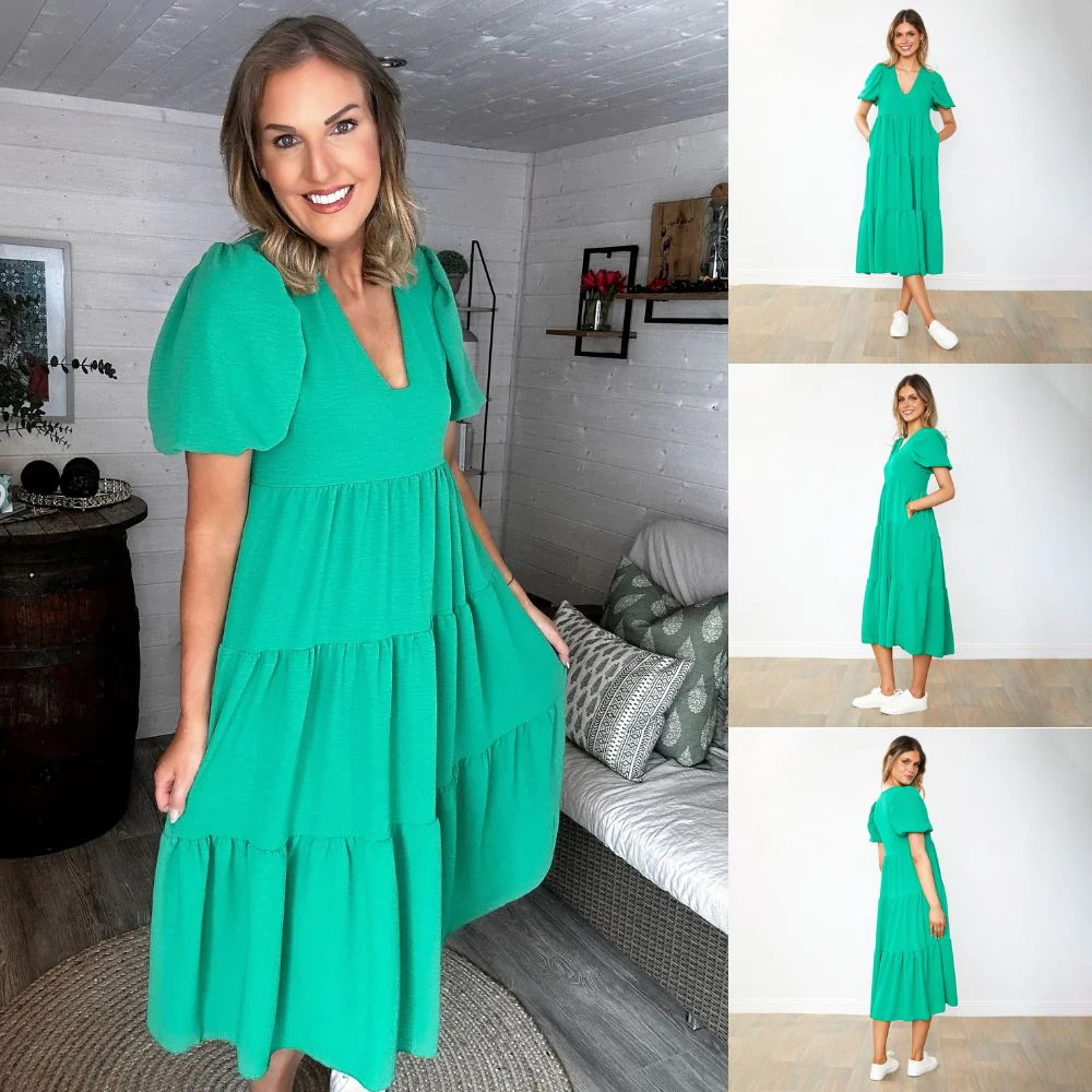Mabel Dress (Emerald) - Image 2