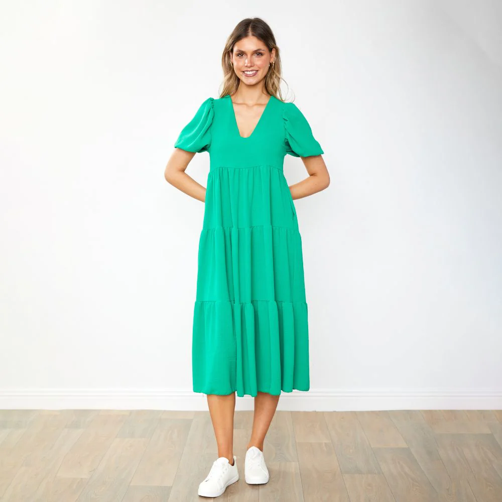 Mabel Dress (Emerald) - Image 4