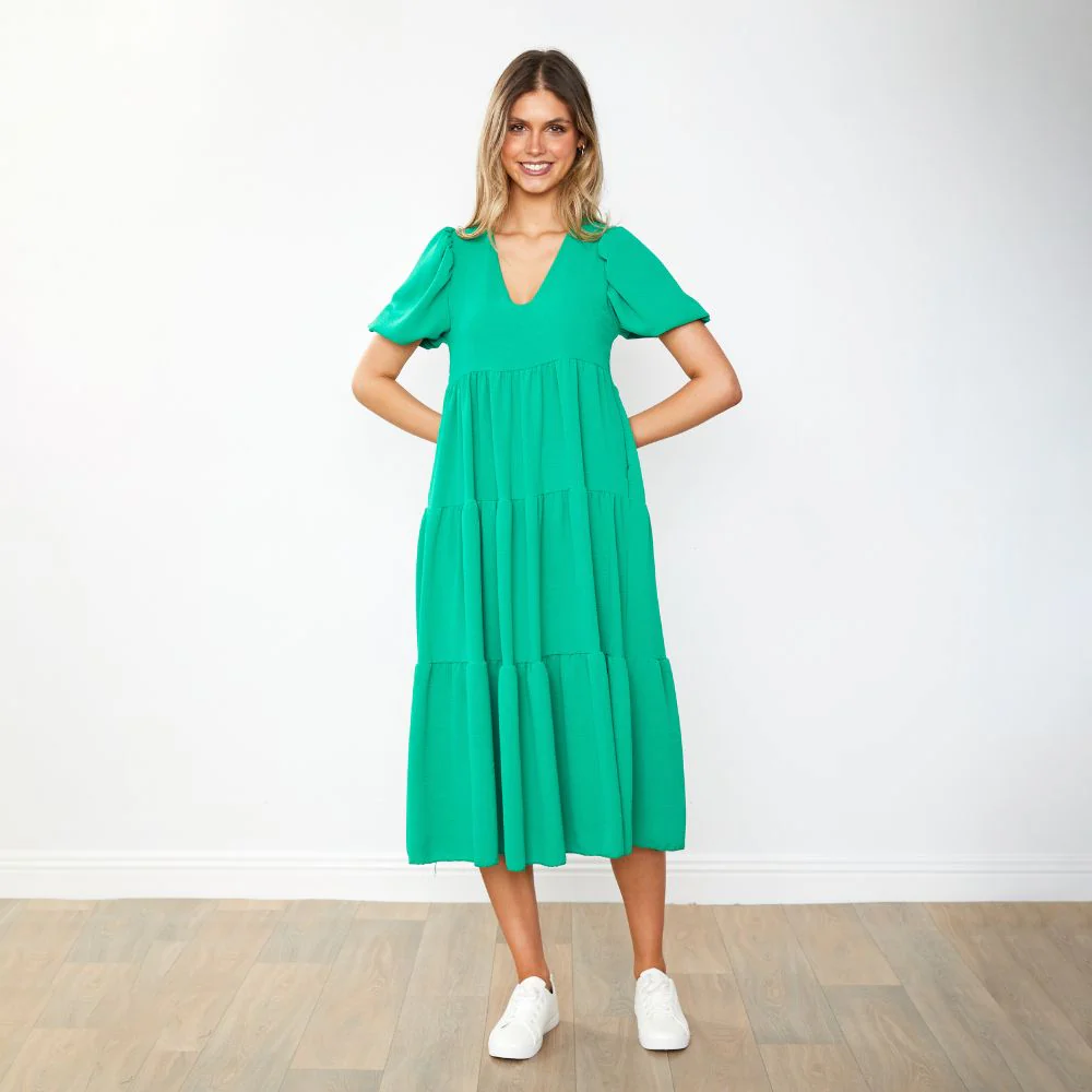 Mabel Dress (Emerald) - Image 5