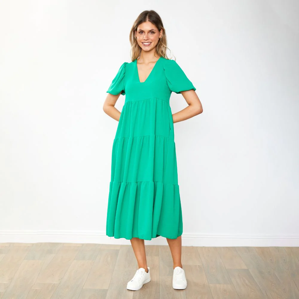 Mabel Dress (Emerald) - Image 6