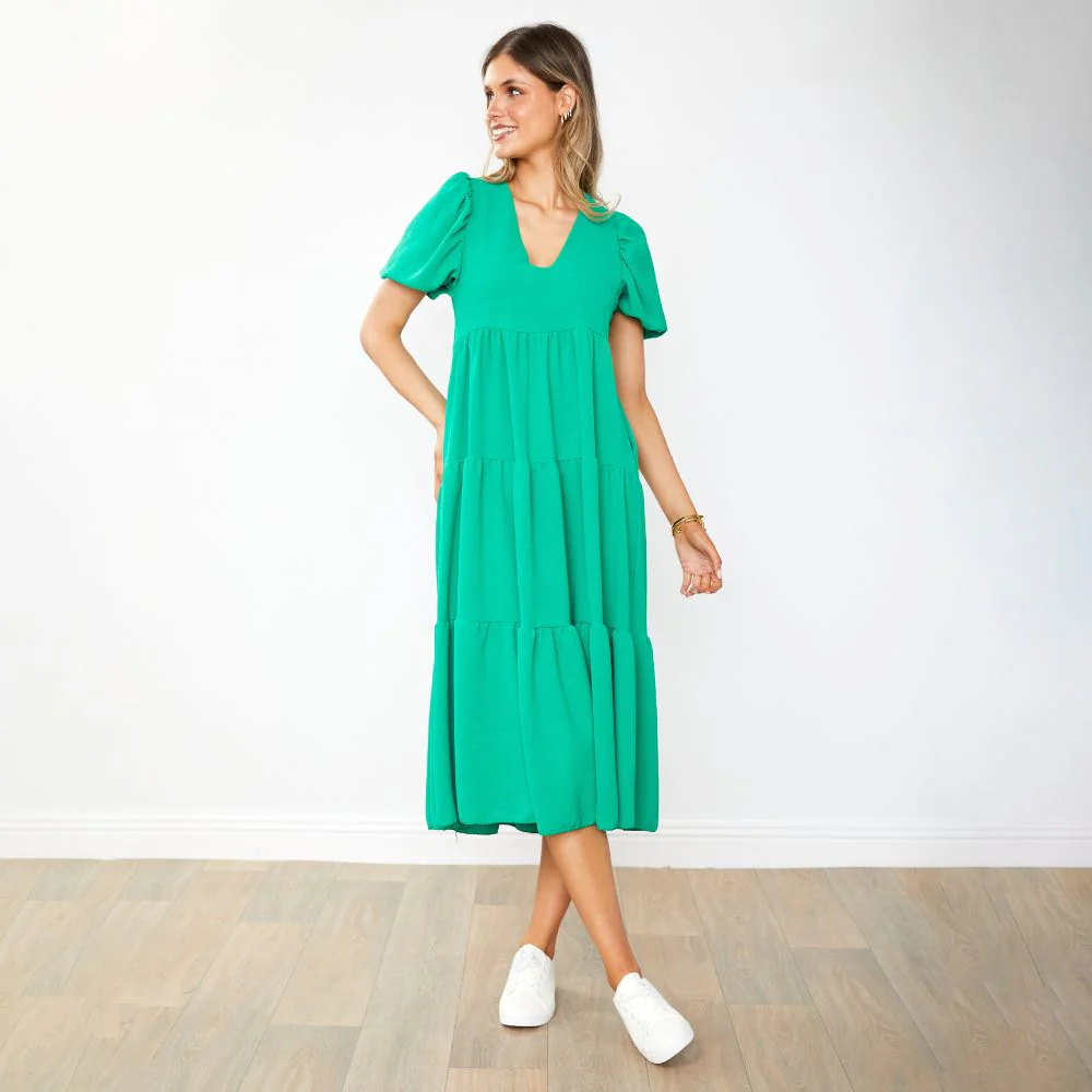 Mabel Dress (Emerald) - Image 7