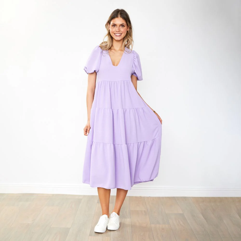Mabel Dress (Lavender) - Image 17