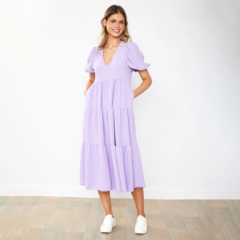 Mabel Dress (Lavender) - Image 26