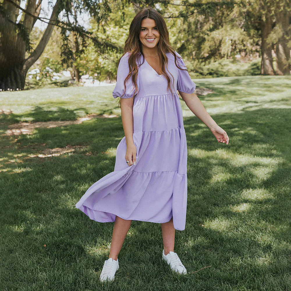Mabel Dress (Lavender) - Image 3