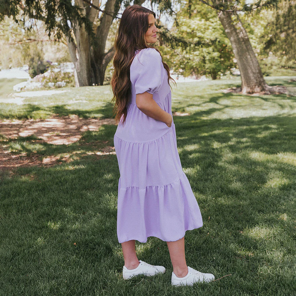 Mabel Dress (Lavender) - Image 6