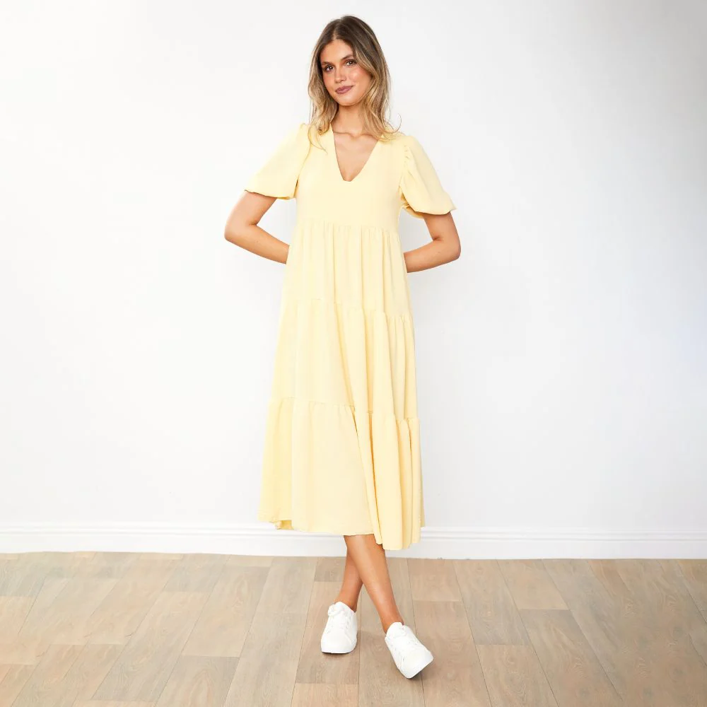 Mabel Dress (Lemon) - Image 10