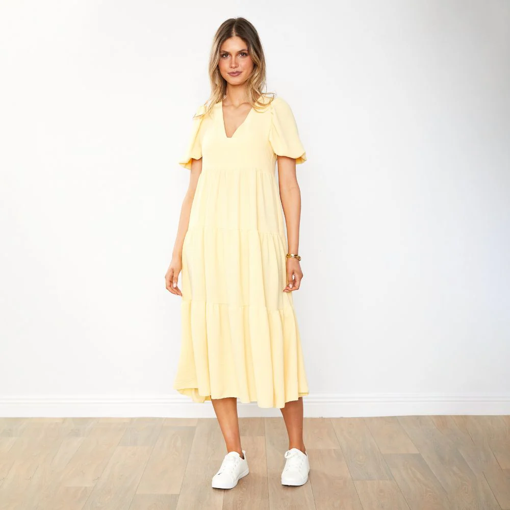Mabel Dress (Lemon) - Image 11
