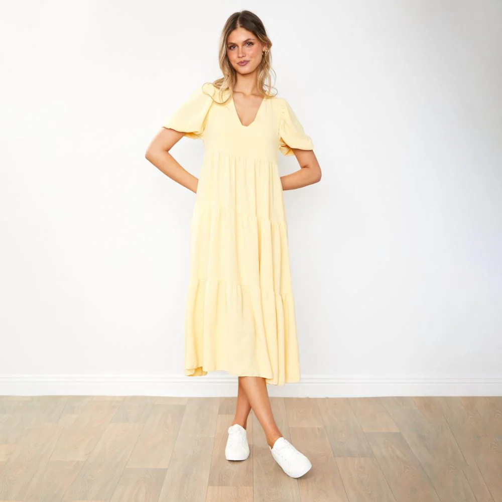Mabel Dress (Lemon) - Image 13