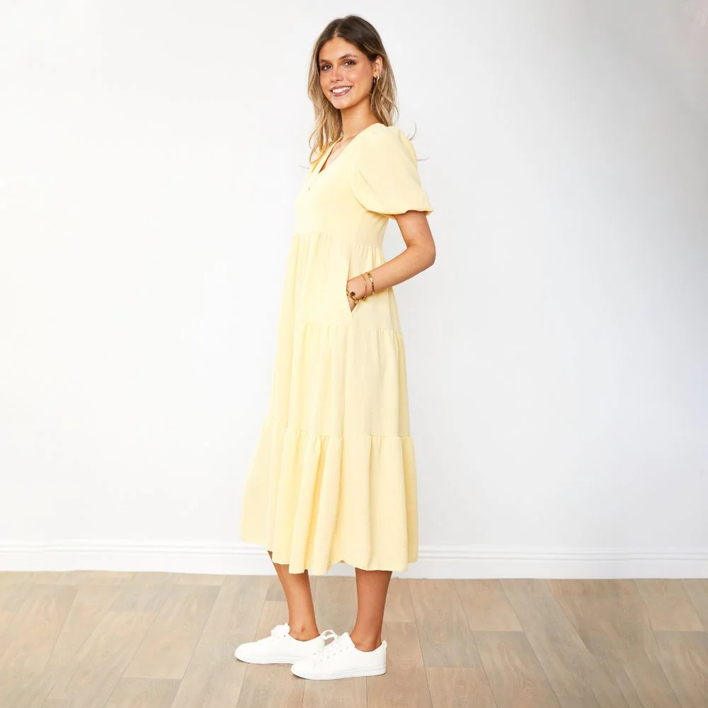Mabel Dress (Lemon) - Image 14