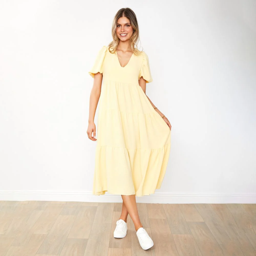 Mabel Dress (Lemon) - Image 6