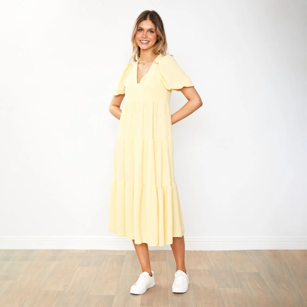 Mabel Dress (Lemon) - Image 8