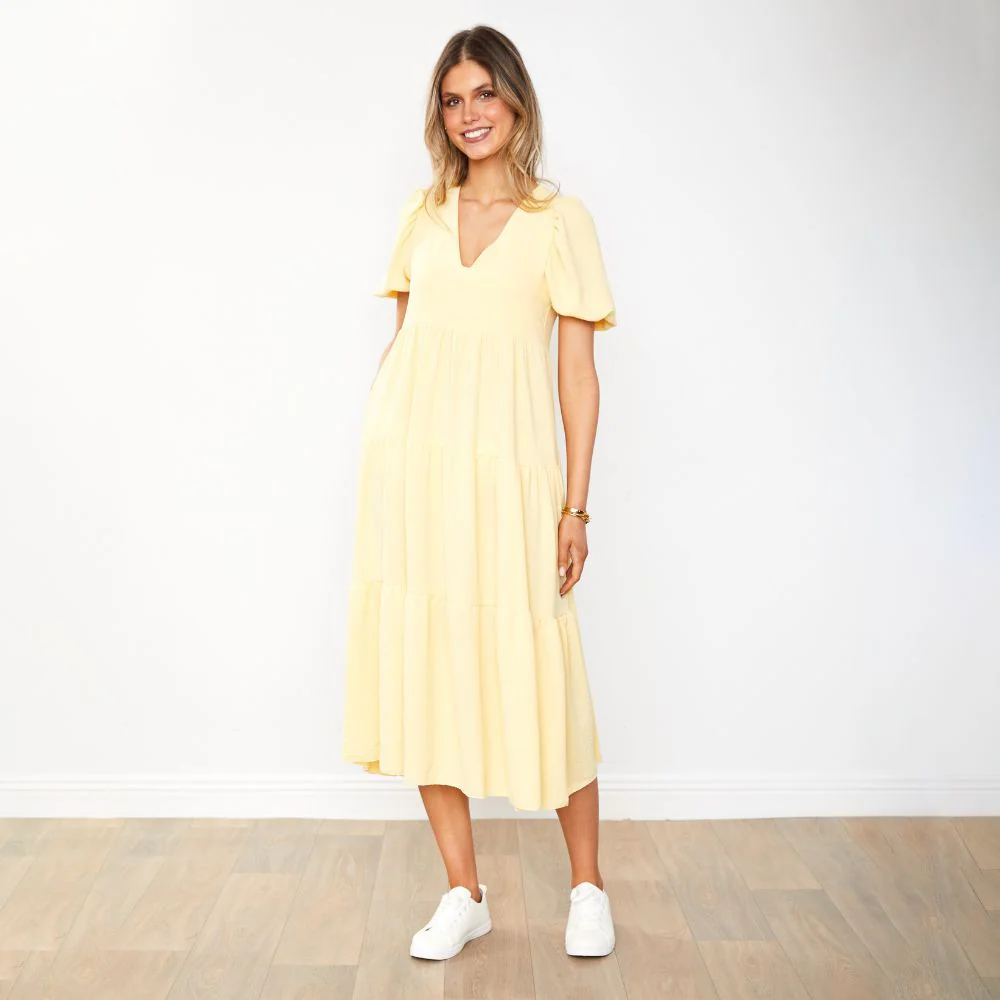 Mabel Dress (Lemon) - Image 9