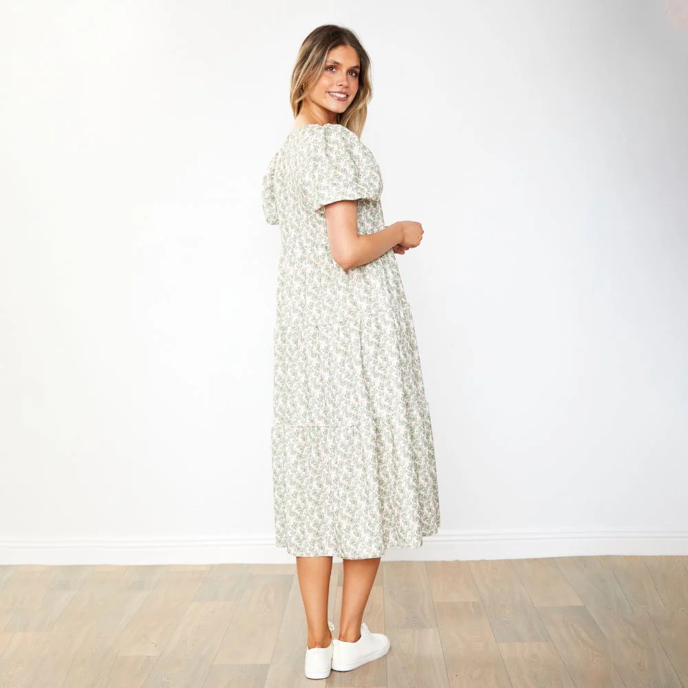 Mabel Dress (Orchid Green) - Image 10
